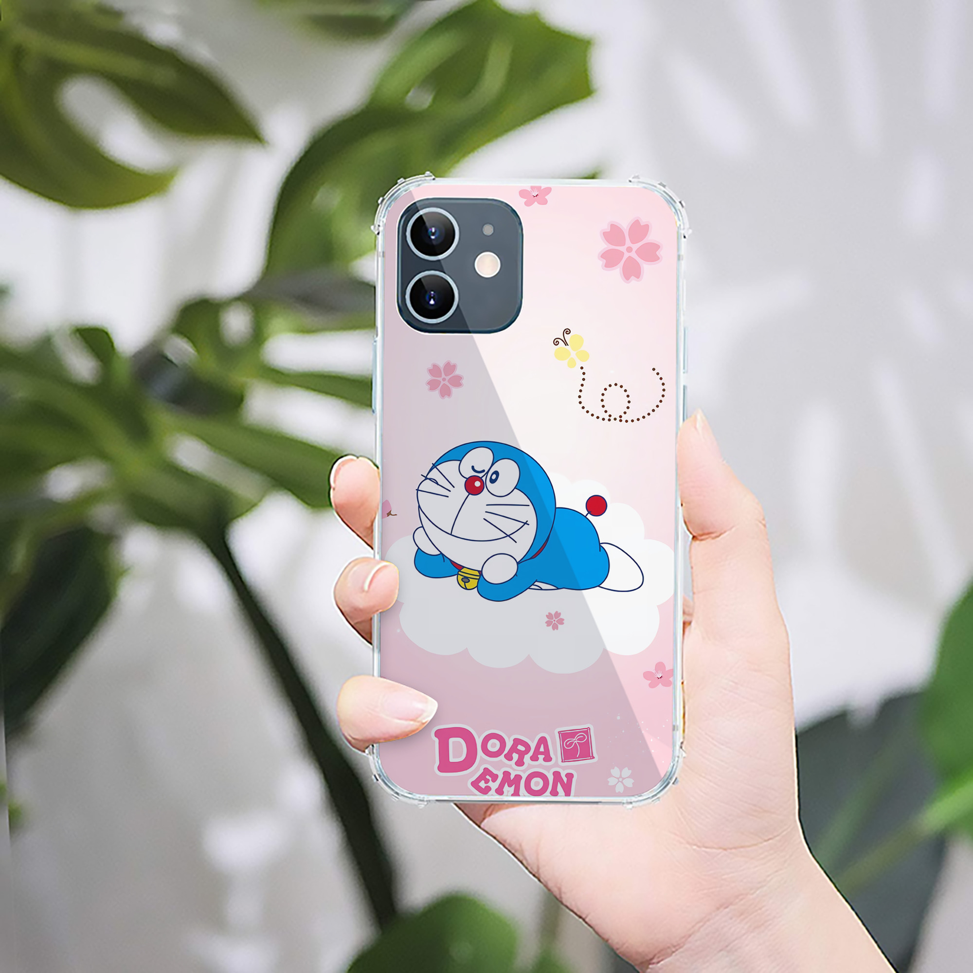 （画像用） ドラえもん Doraemon 【iPhone 12シリーズ対応】透明スマホケース（クリアソフトケース）